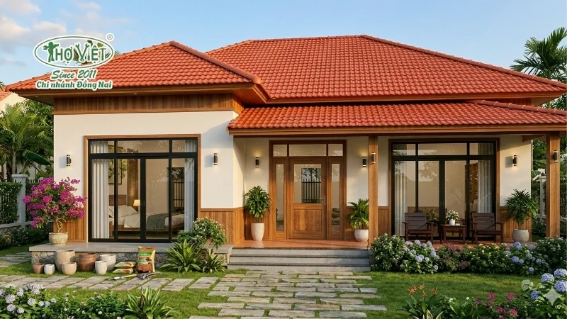 50+ mẫu nhà mái ngói 1 tầng đẹp tinh tế 6 mẫu nhà mái ngói 1 tầng đẹp sang trọng