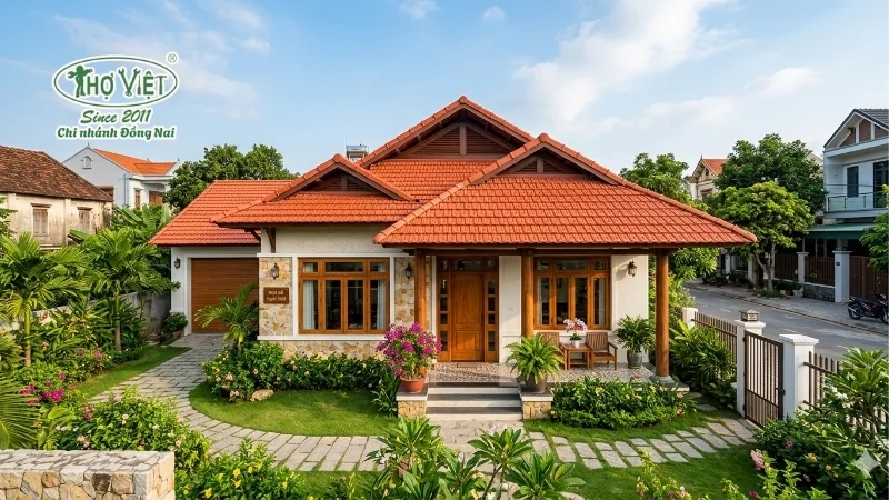 50+ mẫu nhà mái ngói 1 tầng đẹp tinh tế 7 mẫu nhà mái ngói 1 tầng đẹp sang trọng