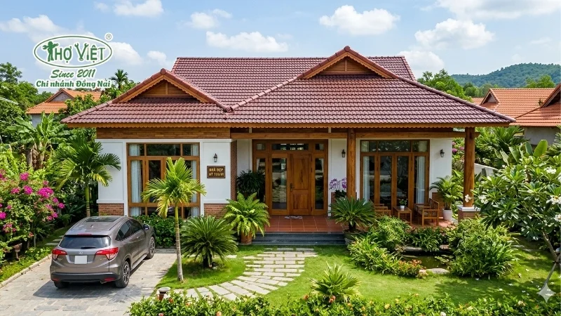 50+ mẫu nhà mái ngói 1 tầng đẹp tinh tế 8 mẫu nhà mái ngói 1 tầng đẹp sang trọng