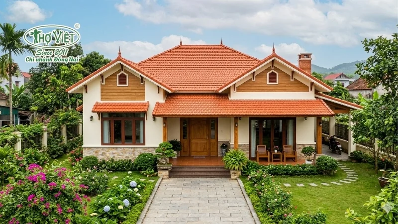 50+ mẫu nhà mái ngói 1 tầng đẹp tinh tế 5 mẫu nhà mái ngói 1 tầng đẹp sang trọng