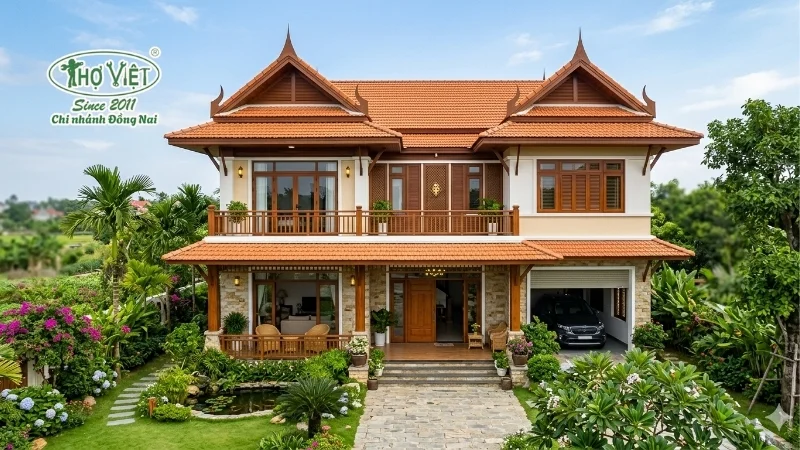 50+ mẫu nhà 2 tầng mái thái 100m2 đẹp tiện nghi 7 mẫu nhà 2 tầng mái thái 100m2 đẹp nổi bật