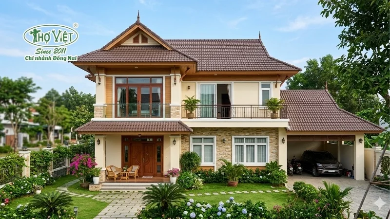 50+ mẫu nhà 2 tầng mái thái 100m2 đẹp tiện nghi 8 mẫu nhà 2 tầng mái thái 100m2 đẹp nổi bật