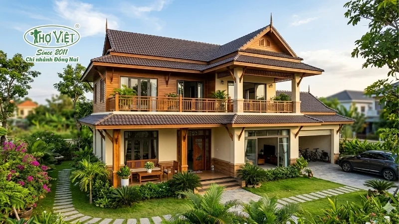 50+ mẫu nhà 2 tầng mái thái 100m2 đẹp tiện nghi 13 mẫu nhà 2 tầng mái thái 100m2 đẹp nổi bật