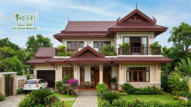 50+ mẫu nhà 2 tầng mái thái 100m2 đẹp tiện nghi 5 mẫu nhà 2 tầng mái thái 100m2 đẹp nổi bật