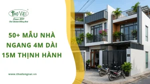 50+ mẫu nhà ngang 4m dài 15m thịnh hành
