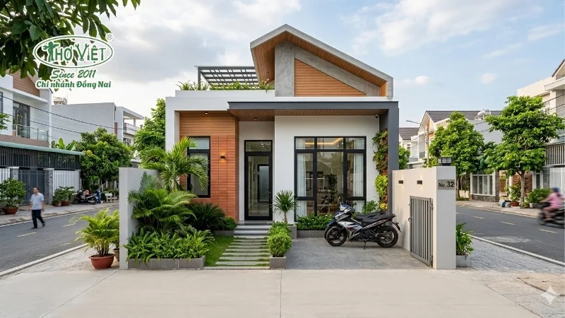 nhà ống 1 tầng 5x17m đẹp tinh tế