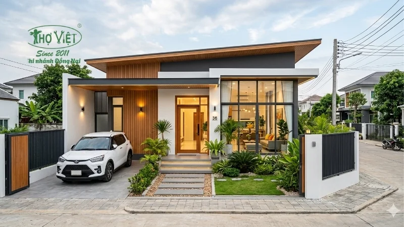 nhà ống 1 tầng đẹp 5x20 đẹp phổ biến