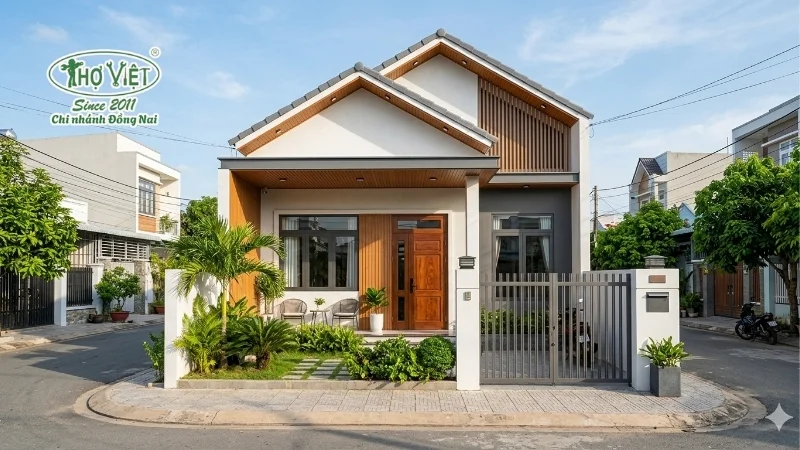 nhà ống 1 tầng 5x17m đẹp tinh tế