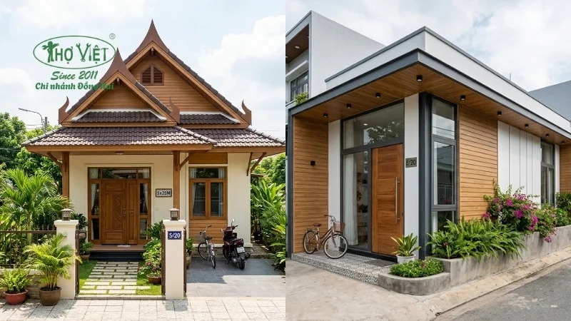 nhà ống 1 tầng đẹp 5x20 đẹp phổ biến
