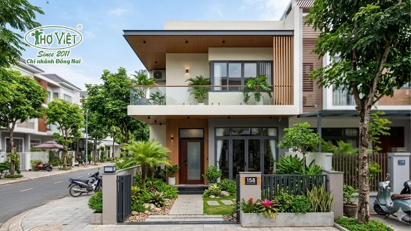 mẫu nhà ống 2 tầng 4x15m có 3 phòng ngủ đẹp mê ly