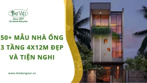 50+ mẫu nhà ống 3 tầng 4x12m đẹp và tiện nghi