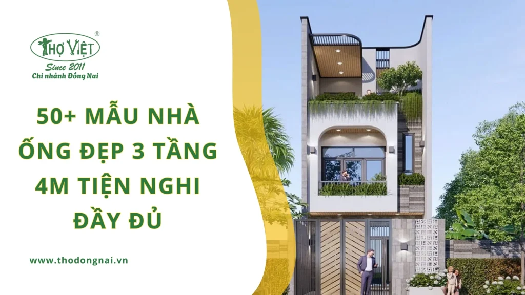 50+ mẫu nhà ống đẹp 3 tầng 4m tiện nghi đầy đủ 1 50+ mẫu nhà ống đẹp 3 tầng 4m tiện nghi đầy đủ