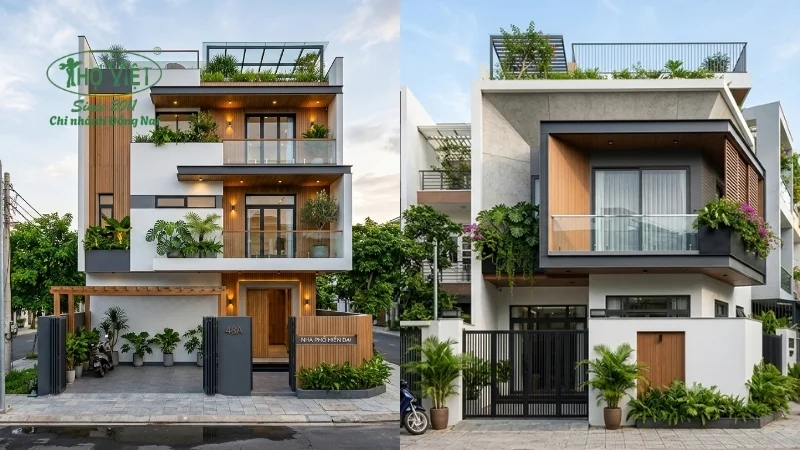 mẫu nhà ống 3 tầng mặt tiền 5m thịnh hành