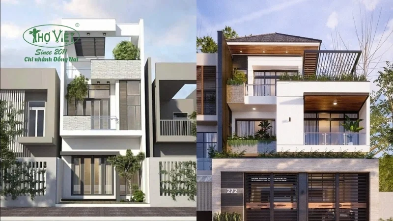 mẫu nhà ống 3 tầng mặt tiền 5m thịnh hành