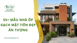 55+ mẫu nhà ốp gạch mặt tiền đẹp ấn tượng