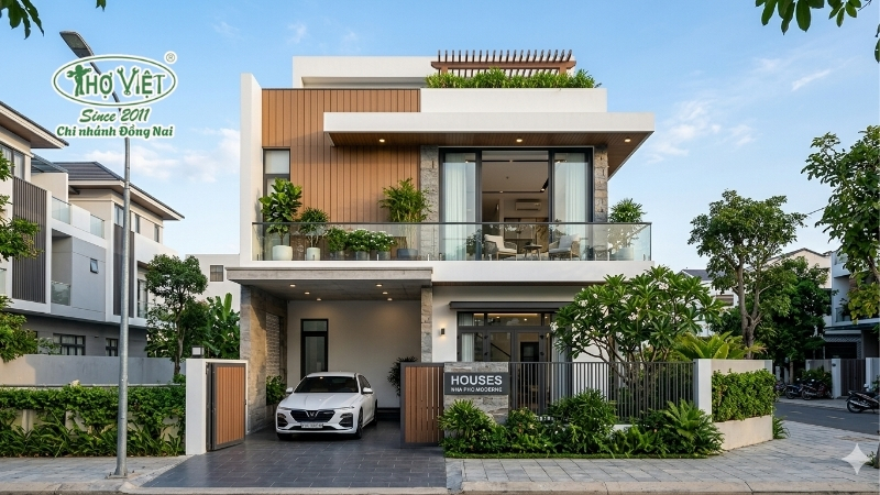 50+ mẫu nhà phố 2 tầng 5x15 đẹp hiện đại 14 mẫu nhà phố 2 tầng 5x15 tiện nghi
