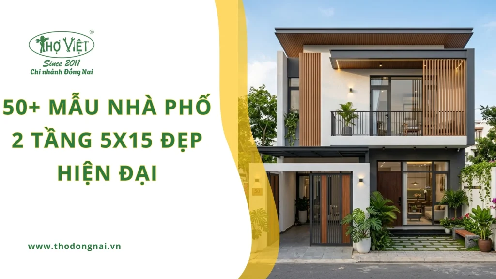 50+ mẫu nhà phố 2 tầng 5x15 đẹp hiện đại 1 50+ mẫu nhà phố 2 tầng 5x15 đẹp hiện đại