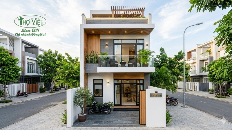 50+ mẫu nhà phố 2 tầng 5x15 đẹp hiện đại 9 mẫu nhà phố 2 tầng 5x15 tiện nghi