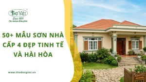 50+ mẫu sơn nhà cấp 4 đẹp tinh tế và hài hòa