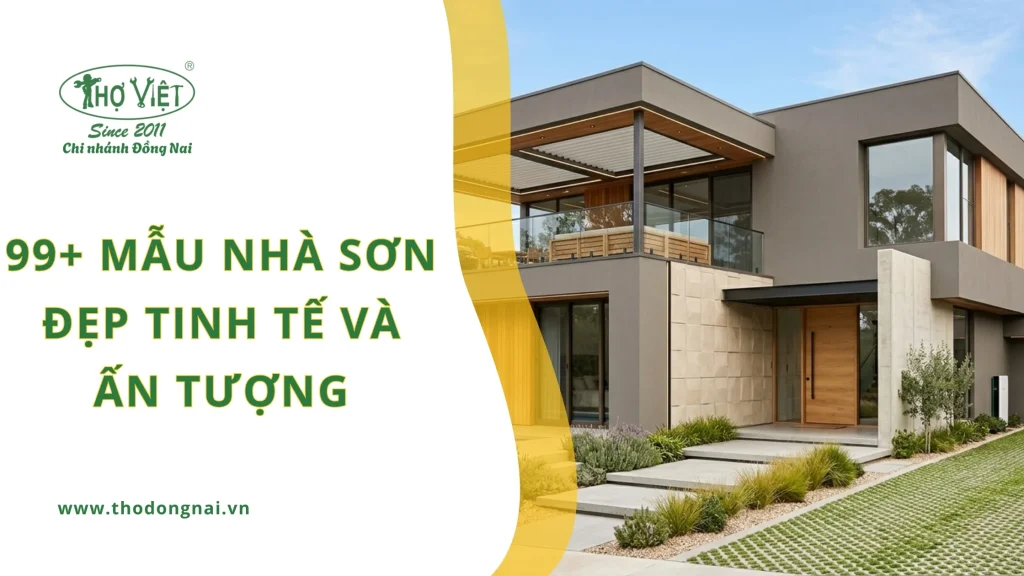 99+ mẫu nhà sơn đẹp tinh tế và ấn tượng