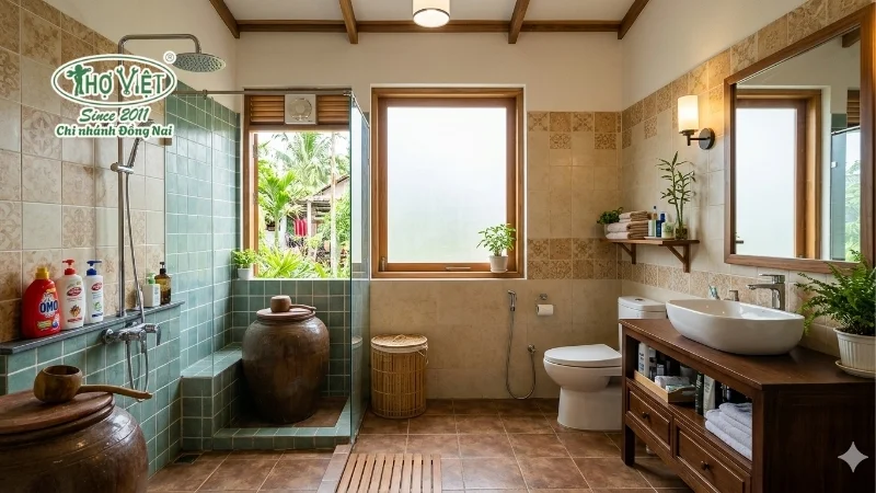 50+ mẫu nhà tắm nông thôn đẹp tiện nghi 4 mẫu nhà tắm nông thôn đẹp theo từng phong cách