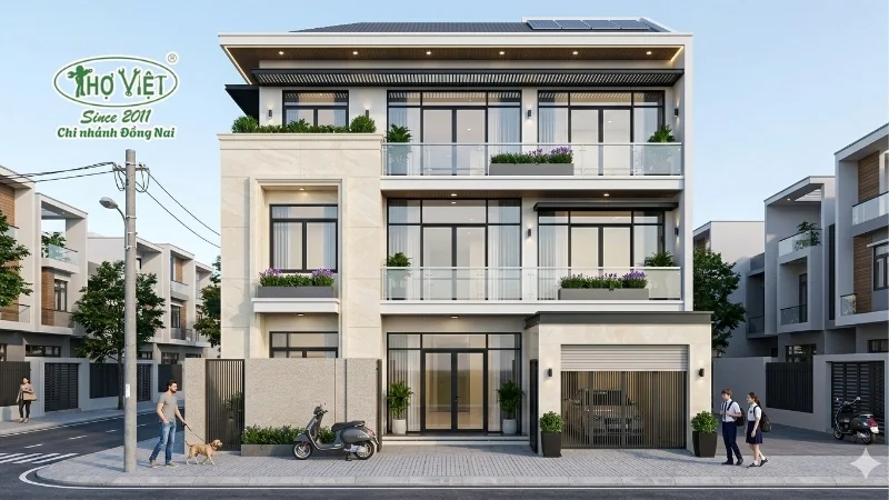 50+ mẫu nhà phố tân cổ điển 3 tầng thịnh hành hiện nay 14 mẫu nhà phố tân cổ điển 3 tầng đẹp