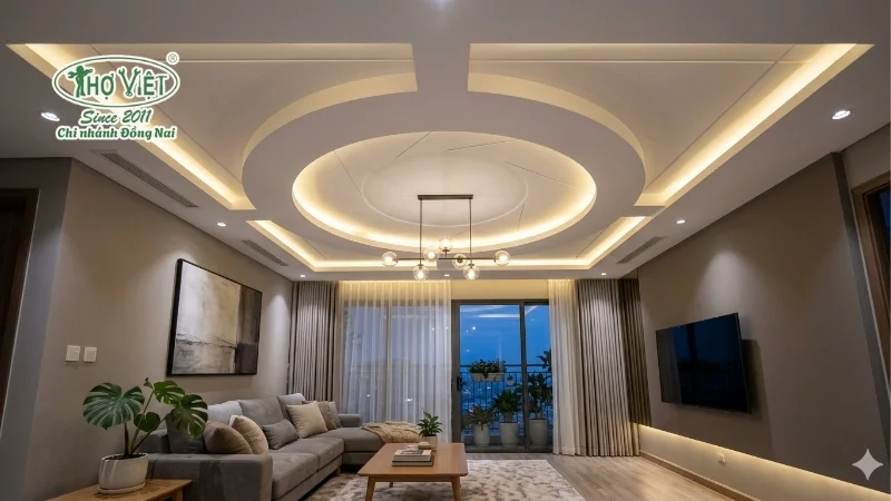 50+ mẫu trần thạch cao phòng khách nhà cấp 4 7 mẫu trần thạch cao phòng khách nhà cấp 4