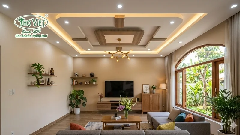 50+ mẫu trần thạch cao phòng khách nhà cấp 4 6 mẫu trần thạch cao phòng khách nhà cấp 4