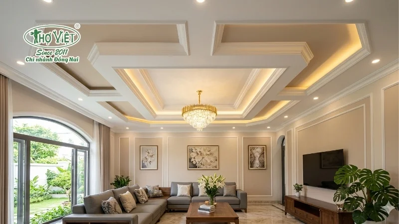 50+ mẫu trần thạch cao phòng khách nhà cấp 4 12 mẫu trần thạch cao phòng khách nhà cấp 4