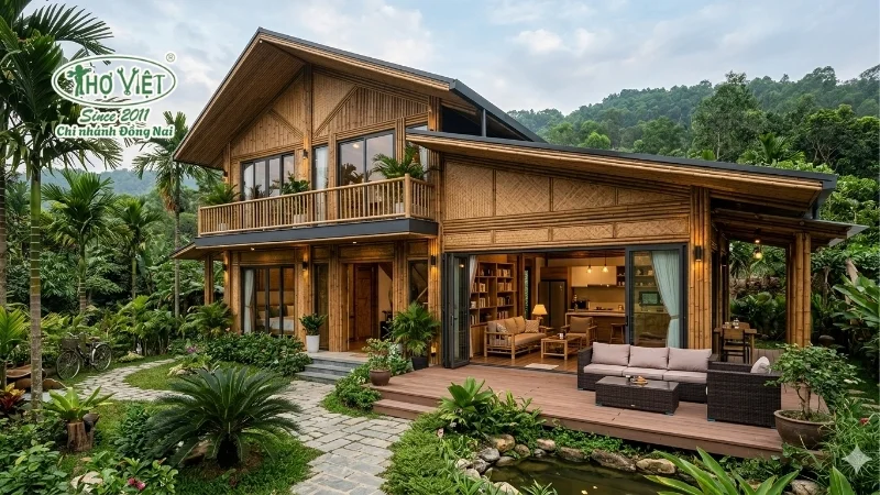 50+ mẫu nhà tre đẹp gần gũi thiên nhiên 9 mẫu nhà tre đẹp và mộc mạc