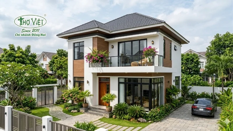 50+ mẫu nhà vuông 2 tầng 80m2 đẹp, xu hướng 4 mẫu nhà vuông 2 tầng 80m2 đẹp được yêu thích