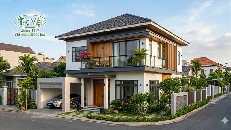 50+ mẫu nhà vuông 2 tầng 80m2 đẹp, xu hướng 9 mẫu nhà vuông 2 tầng 80m2 đẹp được yêu thích
