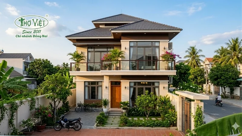 50+ mẫu nhà vuông 2 tầng 80m2 đẹp, xu hướng 12 mẫu nhà vuông 2 tầng 80m2 đẹp được yêu thích