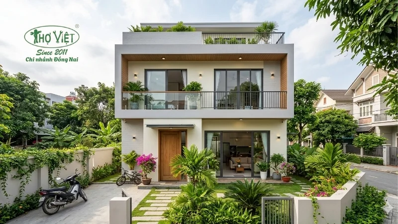50+ mẫu nhà vuông 2 tầng 80m2 đẹp, xu hướng 13 mẫu nhà vuông 2 tầng 80m2 đẹp được yêu thích