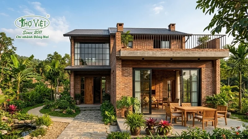 50+ mẫu nhà xây gạch không tô độc đáo và ấn tượng 6 mẫu nhà xây gạch không tô đẹp bền vững theo thời gian