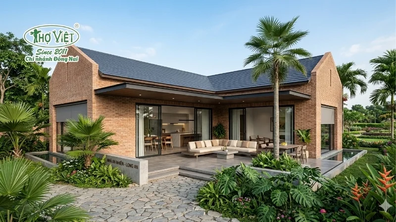 50+ mẫu nhà xây gạch không tô độc đáo và ấn tượng 11 mẫu nhà xây gạch không tô đẹp bền vững theo thời gian
