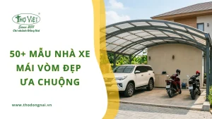 50+ mẫu nhà xe mái vòm đẹp ưa chuộng