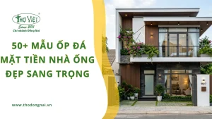 50+ mẫu ốp đá mặt tiền nhà ống đẹp sang trọng