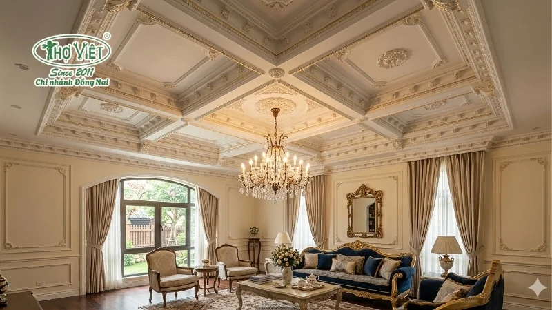 50+ mẫu phào chỉ trần nhà đẹp & sang trọng nhất hiện nay 8 mẫu phào chỉ trần nhà thông dụng