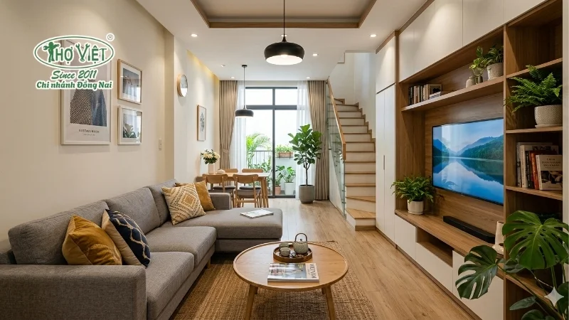 50+ mẫu phòng khách nhà ống đẹp 4m thoáng mát 13 mẫu phòng khách nhà ống đẹp 4m đẹp