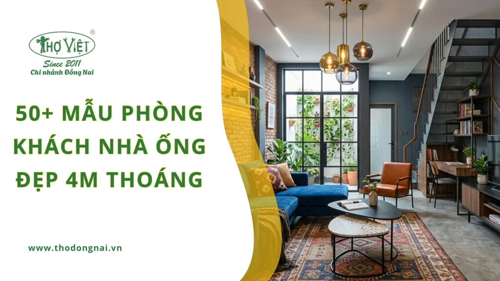 50+ mẫu phòng khách nhà ống đẹp 4m thoáng mát 1 50+ mẫu phòng khách nhà ống đẹp 4m thoáng