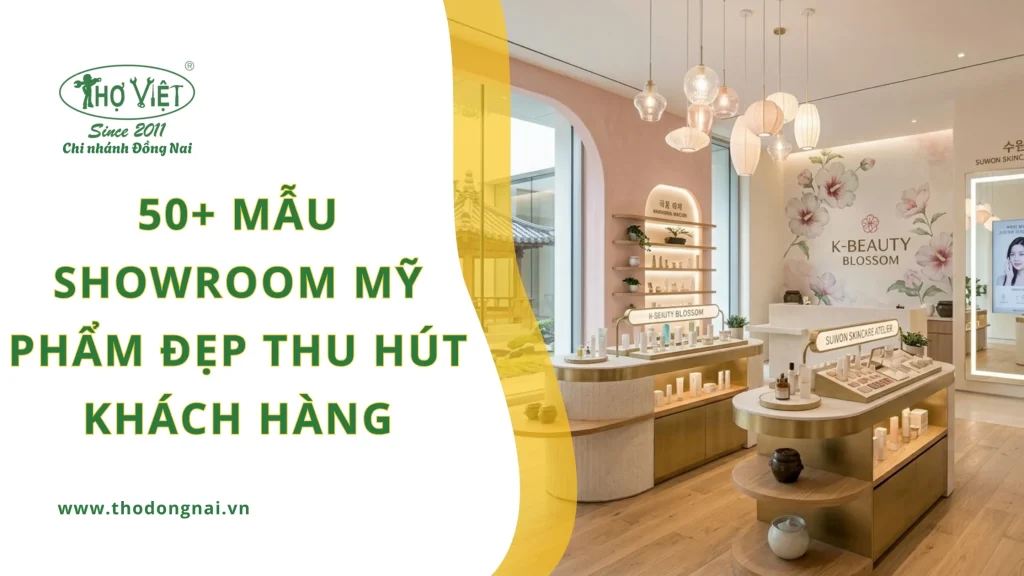 50+ mẫu showroom mỹ phẩm đẹp thu hút khách hàng