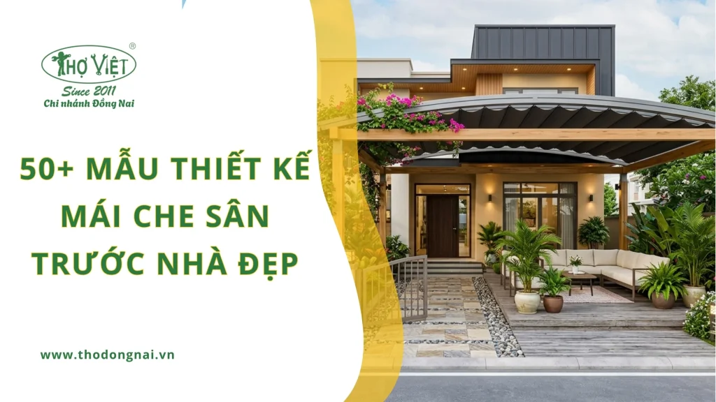 50+ mẫu thiết kế mái che sân trước nhà đẹp nhất hiện nay 1 50+ mẫu thiết kế mái che sân trước nhà đẹp