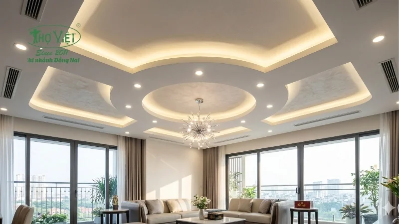 mẫu trần nhà đẹp xu hướng