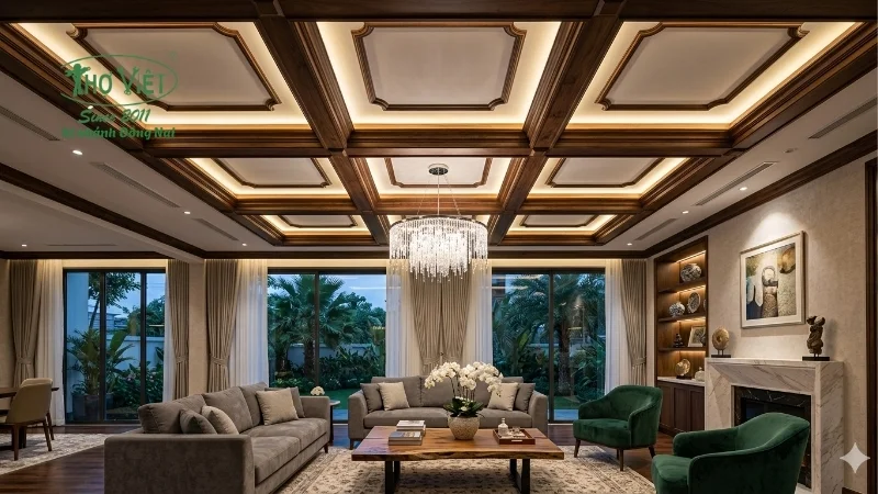 mẫu trần nhà đẹp xu hướng