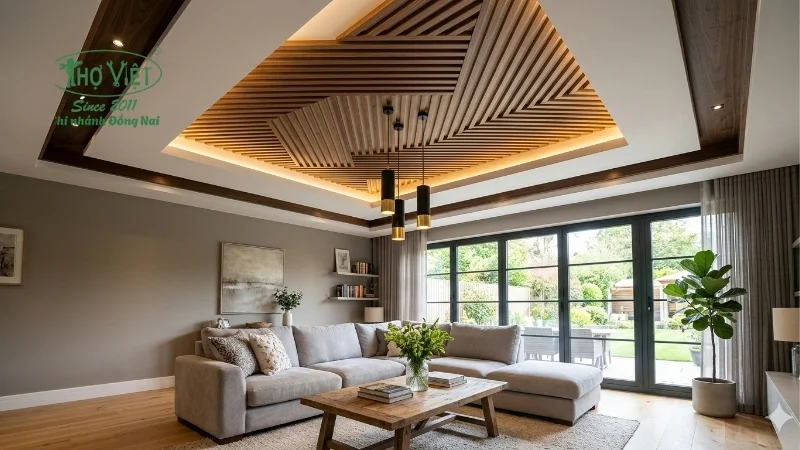 mẫu trần nhà đẹp xu hướng