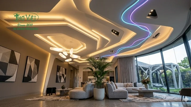 mẫu trần nhà đẹp xu hướng