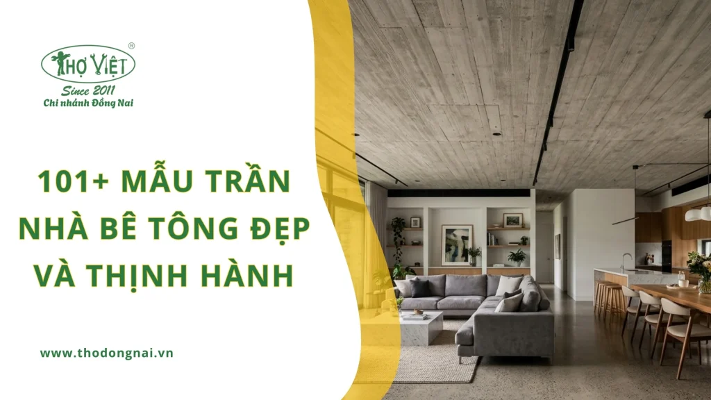101+ mẫu trần nhà bê tông đẹp và thịnh hành 1 101+ mẫu trần nhà bê tông đẹp và thịnh hành