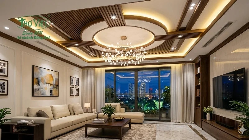 mẫu trần nhà đẹp xu hướng