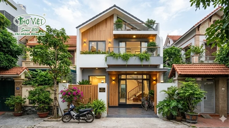 mẫu nhà 1 trệt 1 lầu 5x15 được nhiều người lựa chọn
